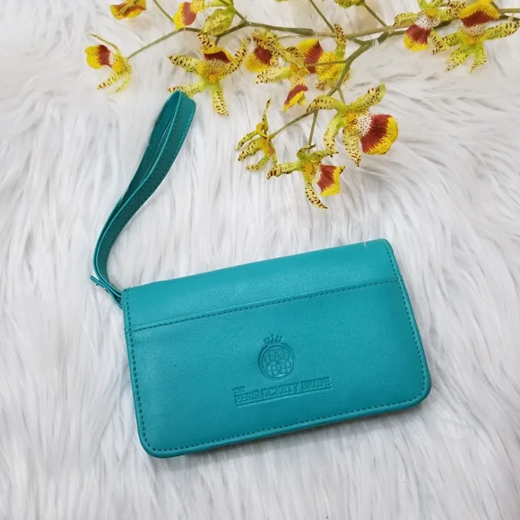 GEMLINE Turquoise Color Wallet Purse Bag . - Picture 3 of 12